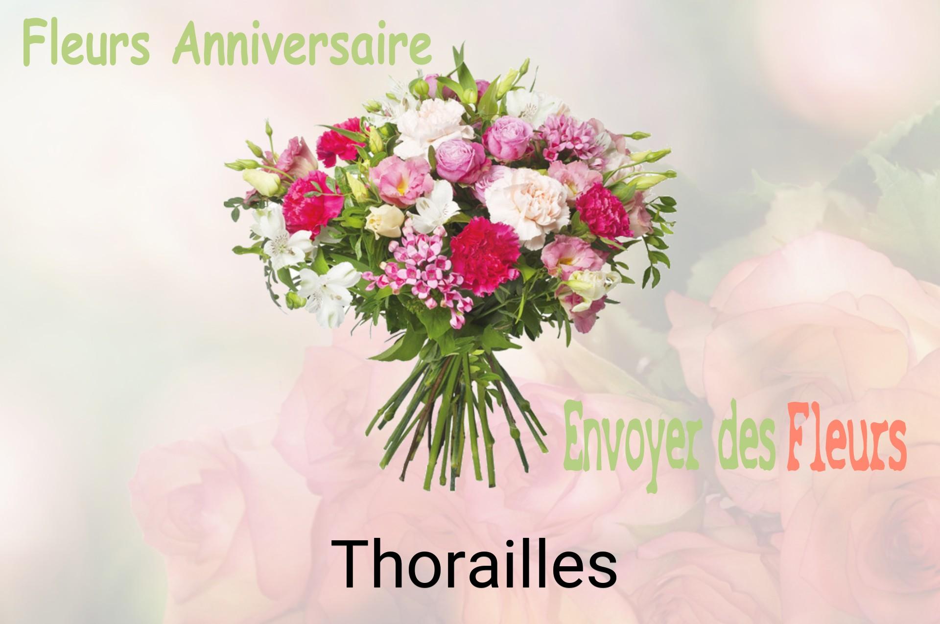 Bouquet de fleurs d’anniversaire livré à Thorailles
