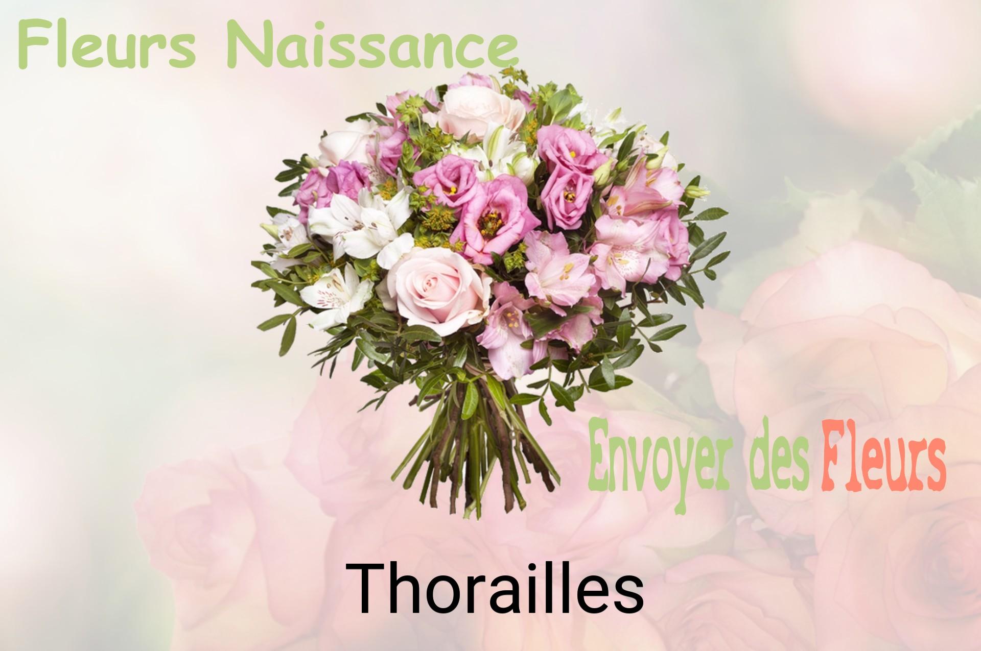Bouquet de fleurs de naissance livré à Thorailles